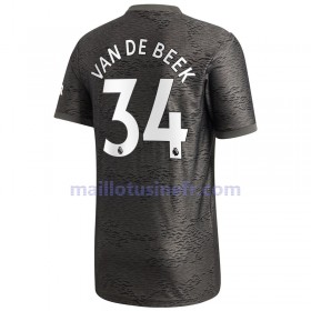 Maillot de Foot Manchester United Donny van de Beek 34 Extérieur 2020-21